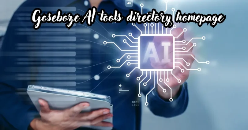 goseboze AI tools directory homepage